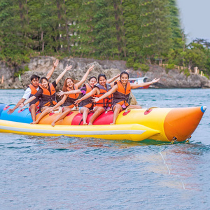 6 Passenger Inflatable Banana Taxi Class Heavy Commerical Banana Boat