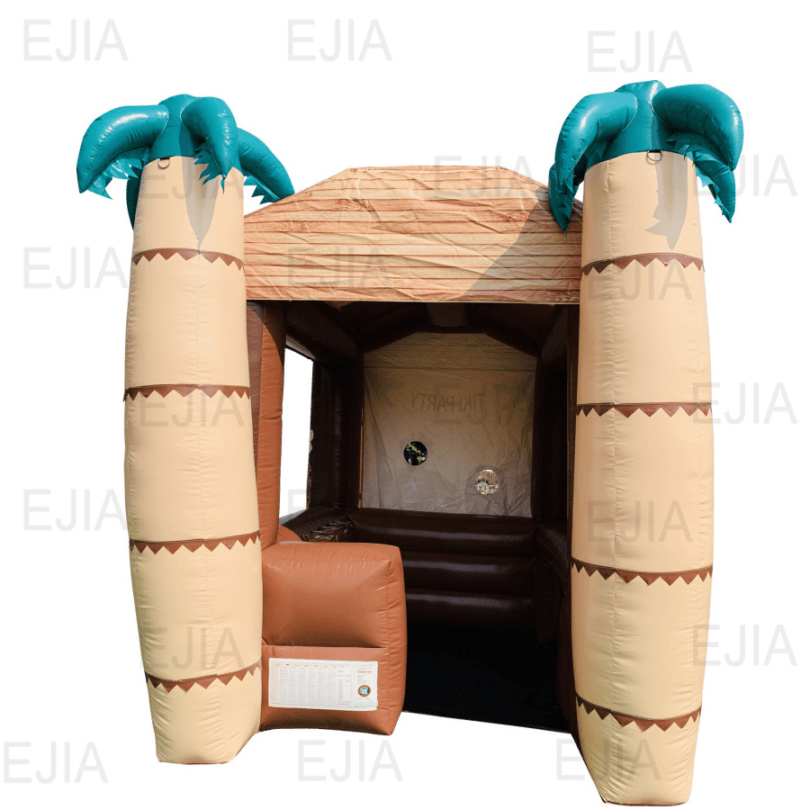 Inflatable Bamboo Tiki Island Bar Pup Tent For Sale For Event Party Exhibition