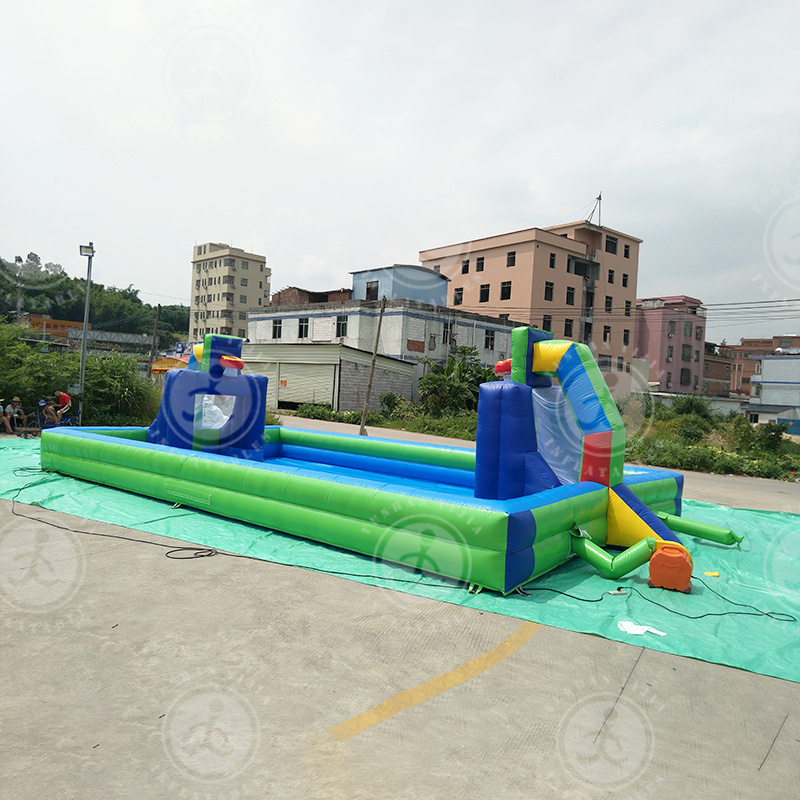 Slip n Slide Inflatable inflatable Basketball Challenge Football/Basketball/Soap Football Court for Children and Adults