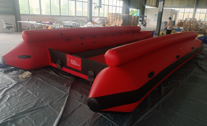 Inflatable rescue sled Giant(8meters)  Fishing Boat With Motor Engine For Pulling Casualties From The Water In Rescue Situations