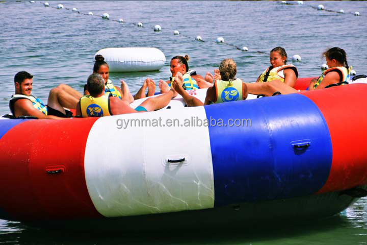 New Inflatable Disco Boat Water Toy Inflatable Crazy Ufo Boat Game