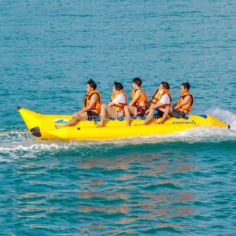 6 Passenger Inflatable Banana Taxi Class Heavy Commerical Banana Boat