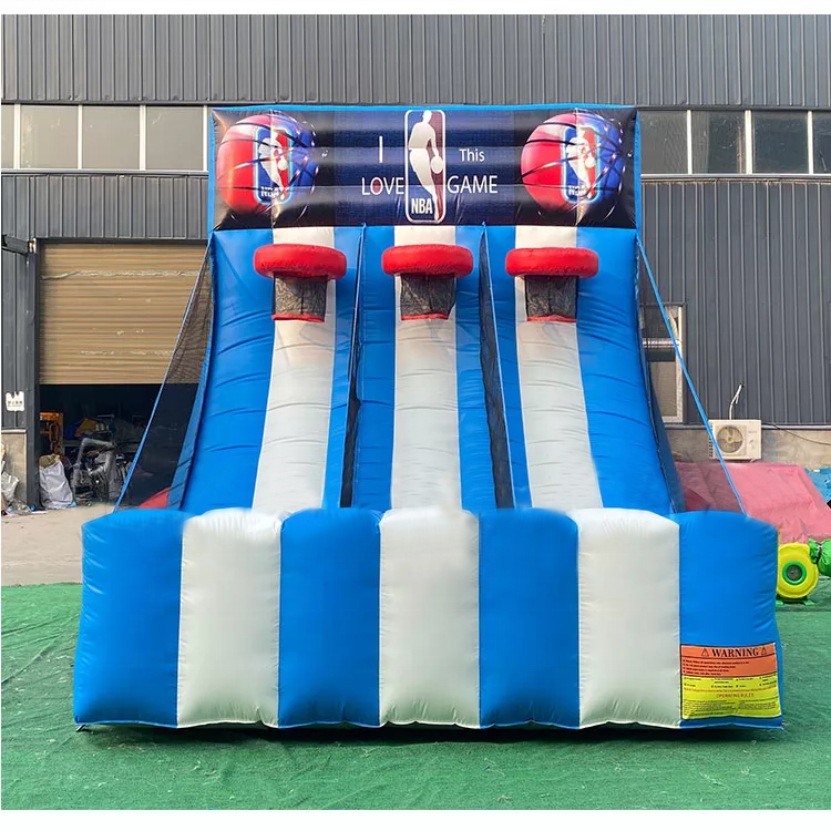 Inflatable Basketball Game Shooting Inflatable Basketball Connect 4 Carnival Game For Party