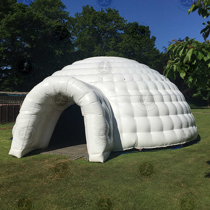 Garden Outdoor Inflatable Wedding Tent Large Party Tent Rentals Air Sealed Inflatable Ice Dome Tent