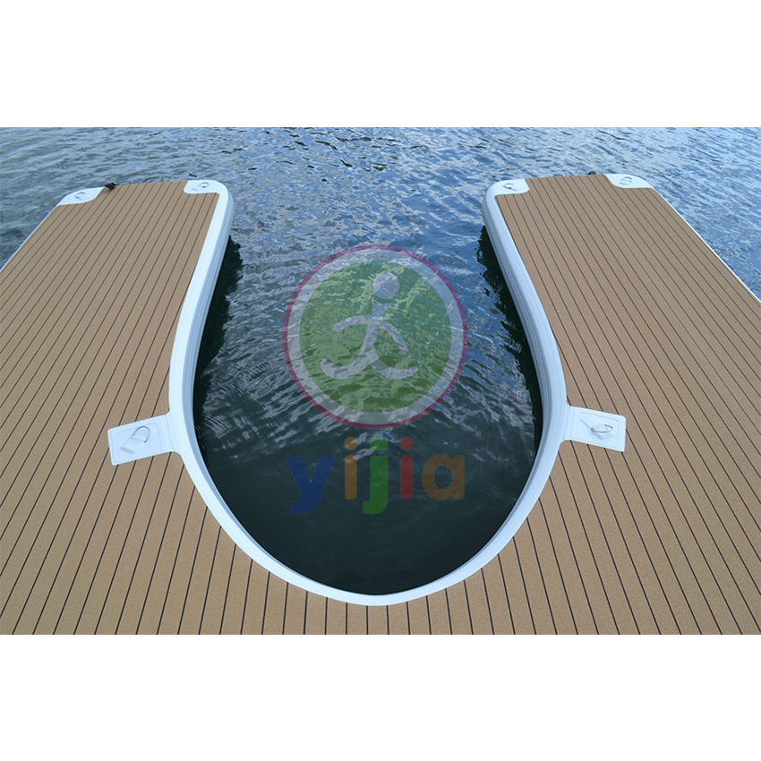 Floating Dock Inflatable Platform Inflatable Modular Floating Pontoon for Jet Ski