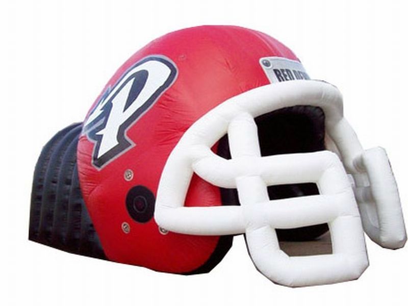 Wholesale High School Inflatable Football Helmet Tunnel / Inflatable Football Team Helmet Tunnel Entrance For Sport Teams