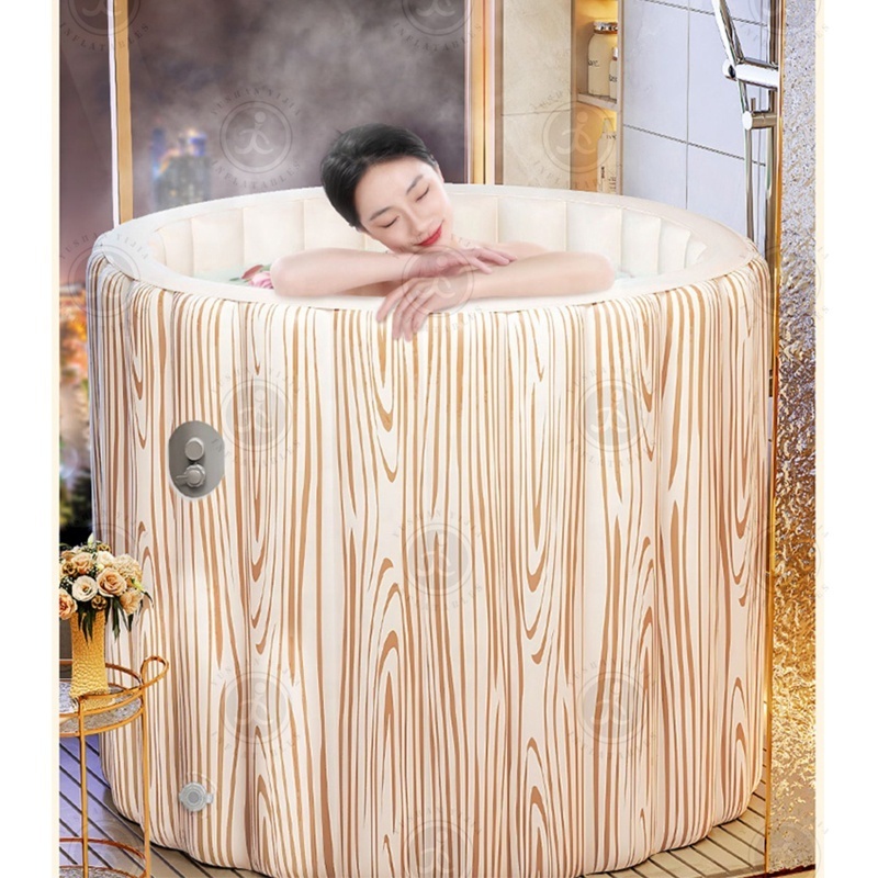 Folding & Soaking Spa for Adults Folding & Soaking Spa Bath Tub Eco-Friendly Bathtub Adult Bathroom Foldable Tub for Small Space