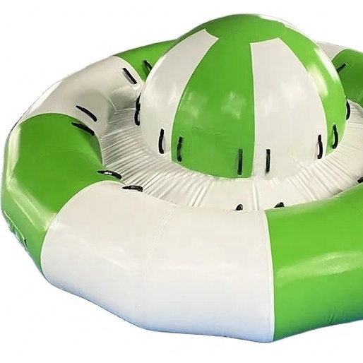 New Inflatable Disco Boat Water Toy Inflatable Crazy Ufo Boat Game