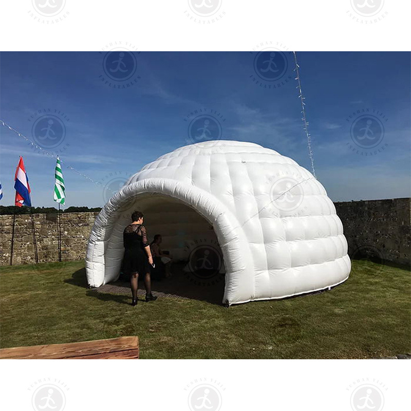 White dome inflatable tent inflatable nightclub Advertising Inflatable igloo tent