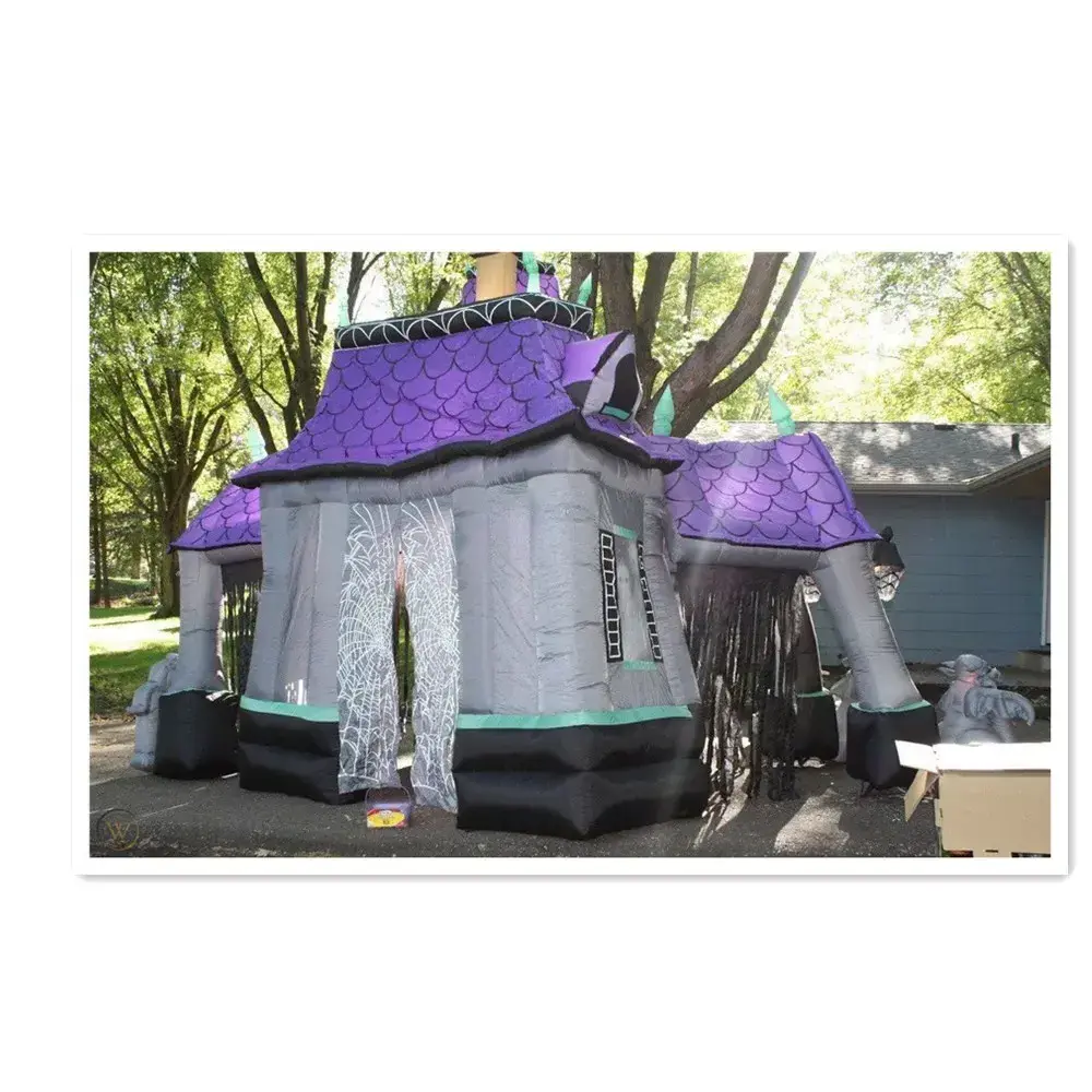 EJIA High quality Fun Halloween Inflatable Haunted House For Sale Bounce House Halloween Inflatable Coffin