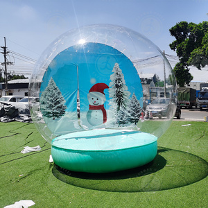 Inflatable Decorations Giant Christmas Inflatable Halloween Snow Globe