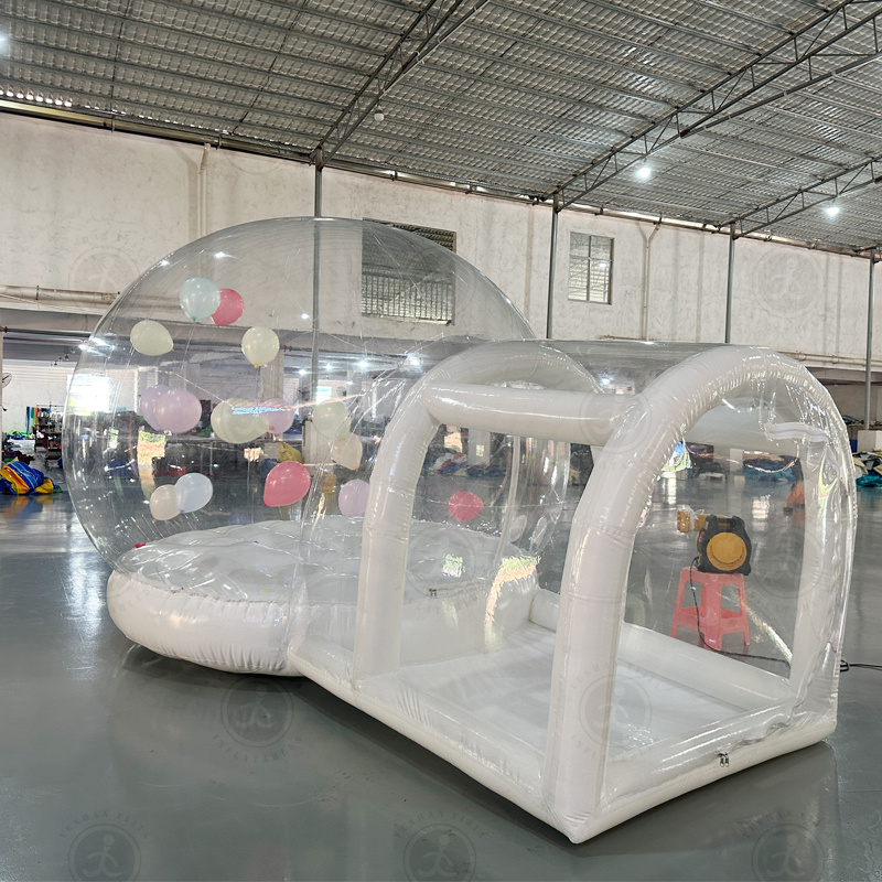 2023 new inflatable balloon dome tent bubble balloon house with bounce for kids jumping fun