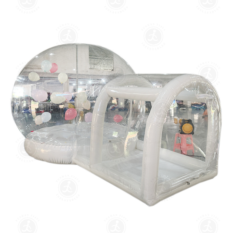 New Style Inflatable Balloon Bubble Tent with Bounce House Kids Jumping House Bubble Dome with Balloon Flying