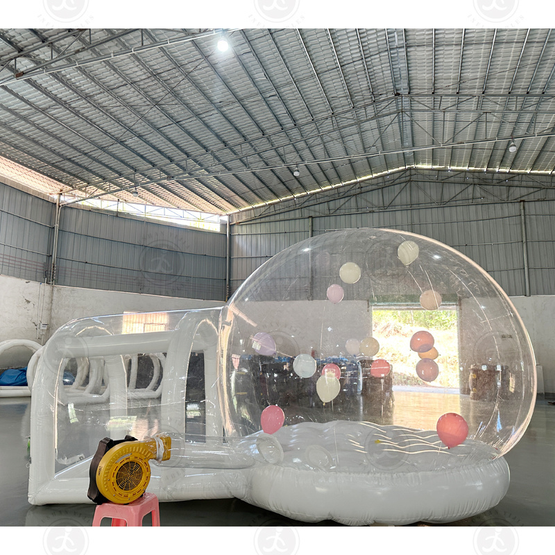 2023 new inflatable balloon dome tent bubble balloon house with bounce for kids jumping fun