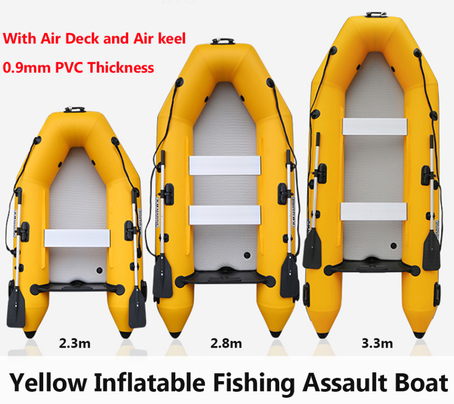 2person Inflatable Boats 1.2mm Pvc Assault Kayak With Laminated Air Deck For Outdoor Water Sports Drifting Fishing Dinghy