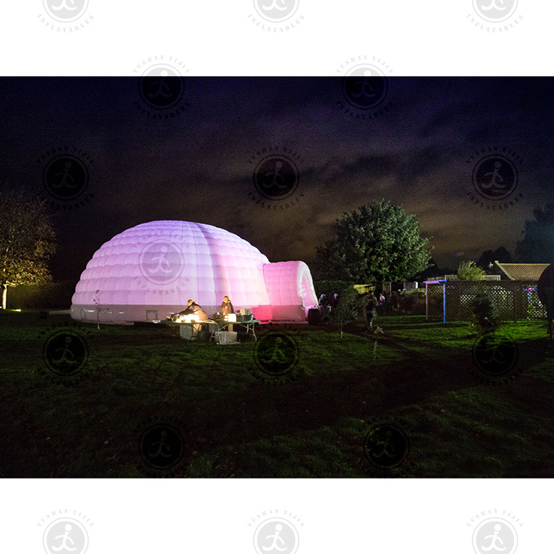 Garden Outdoor Inflatable Wedding Tent Large Party Tent Rentals Air Sealed Inflatable Ice Dome Tent