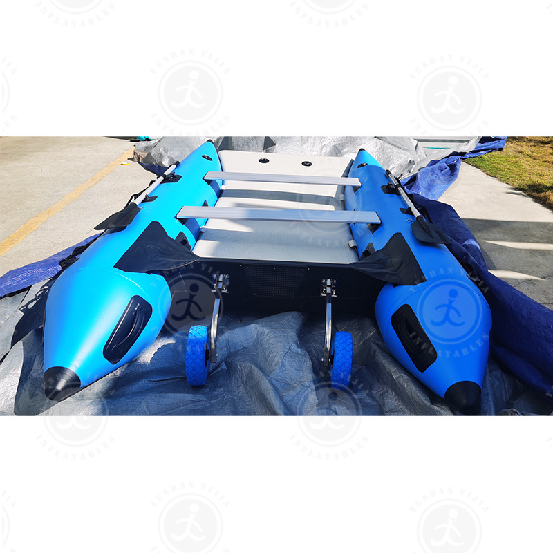 An Exclusive Range Of Innovative  Ultra-High Quality Folding Inflatable Catamarans With Open Transom