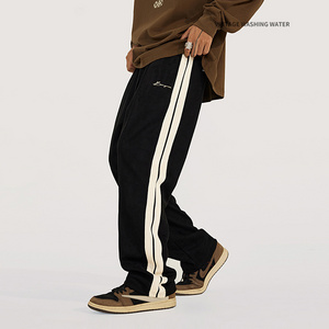 360 GSM Autumn/Winter 2023 Pure Color Strapless Men's Jogging Pants Organic Cotton Men's Sweatpants