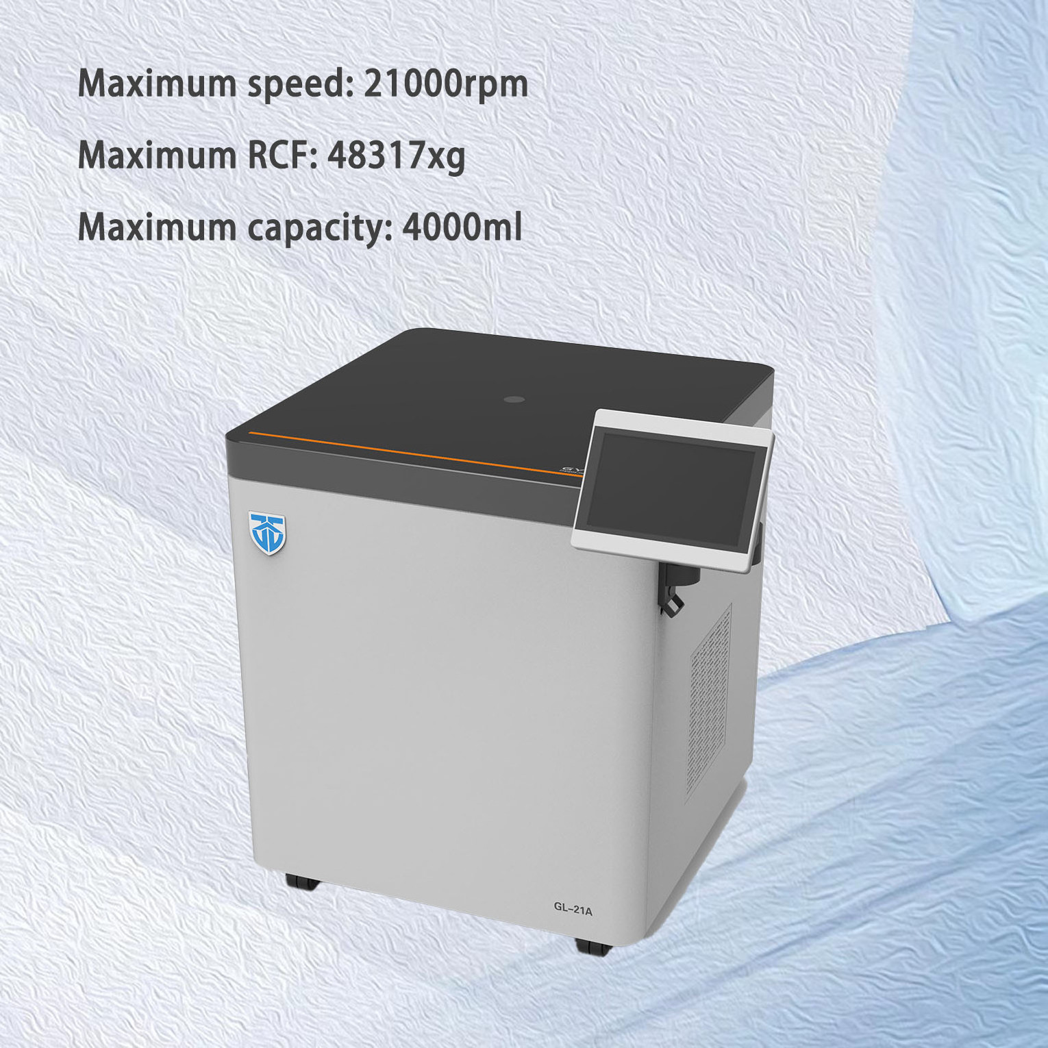 GL21A High Speed Refrigerated Centrifuge pharmaceuticals centrifuge continuous flow centrifuge