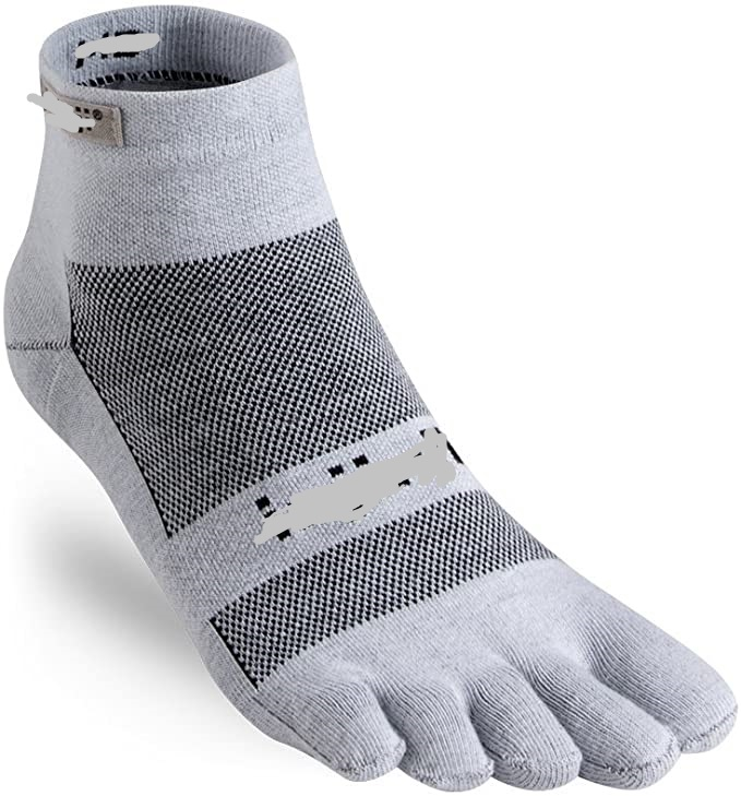 Can custom OEM design and color  yoga Comfortable Magnetic toe  grey custom five finger socks