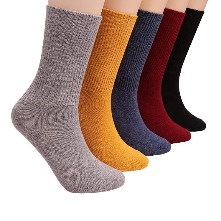 Women Knit Cotton Crew Fashion Slouch Casual Socks