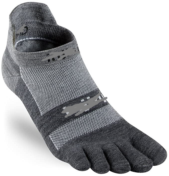 Can custom OEM design and color  yoga Comfortable Magnetic toe  grey custom five finger socks