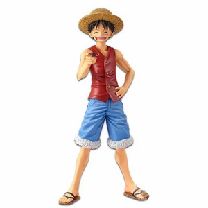 20cm Figure Toy Luffy Ace Sabo Brothers Statue Figures Collectible Model Decoration Toy Figurine Christmas Gift