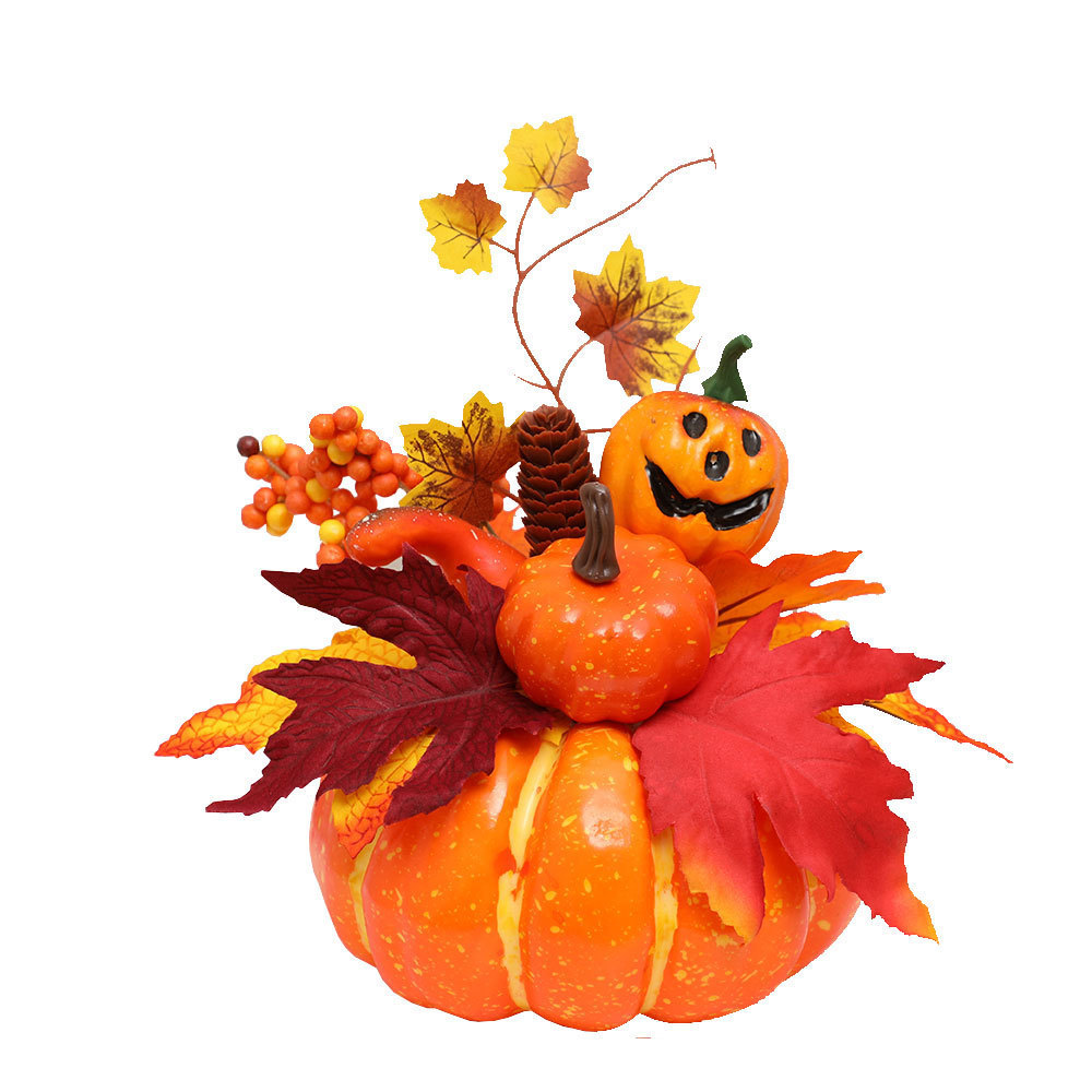 New Halloween decorative ornaments holiday party harvest festival foam pumpkin props can be wholesale