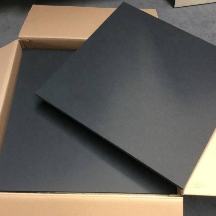 Black rock wool fibreglass acoustic panels high NRC ceiling tiles