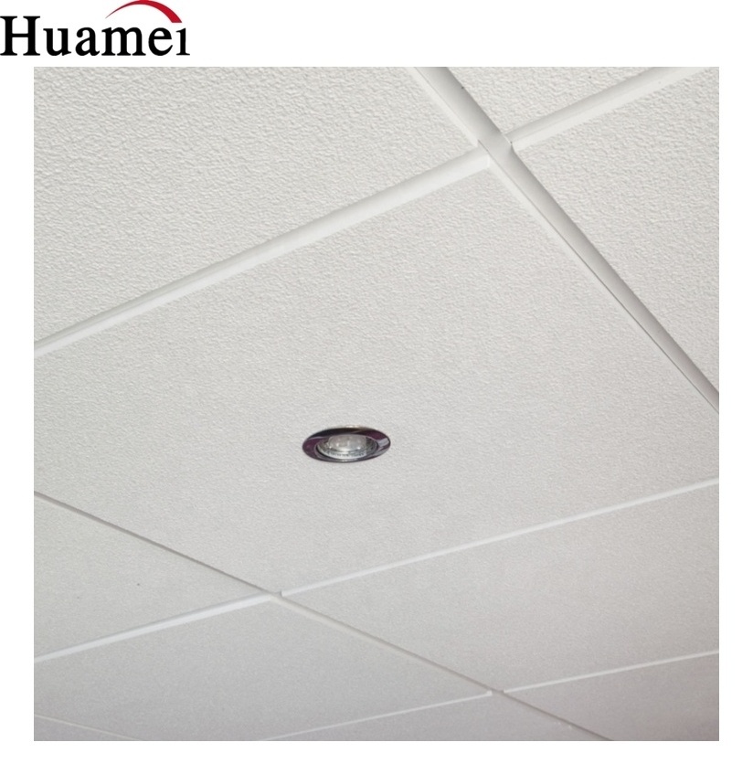 acoustic soundproof ceiling panels lightweight 2x2 drop ceiling for hospital ceiling decoration