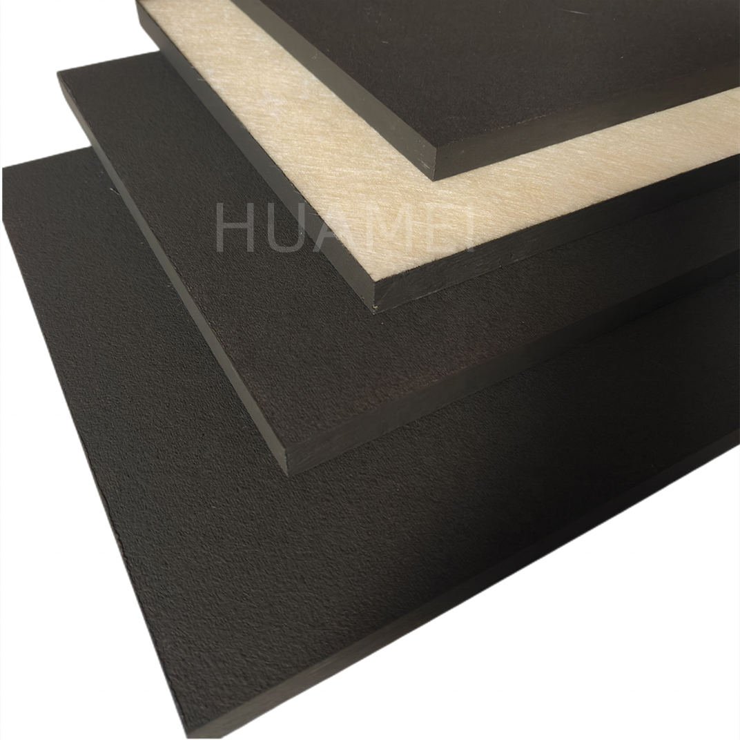 HUAMEI ACOUSTIC Square Edage Black Acoustic Ceiling tile /Fiberglass Ceiling Baffle Used in Cinema