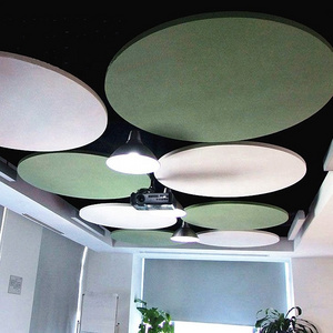 Round design decorative 600*1200mm suspended acoustic ceiling panels