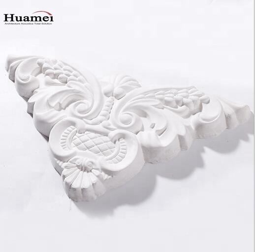 Gesso coated Crown moulding cornice , MDF moulding , wall decoration moulding