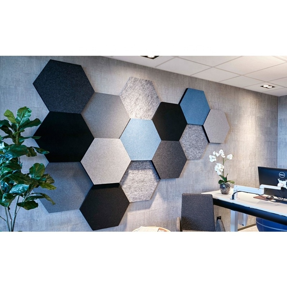 3D acoustic wall panels soundproof panels Interior sound absorption modern home with decoration style