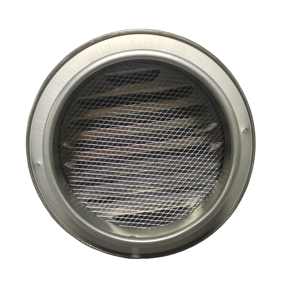 Stainless steel air vent with insect mesh