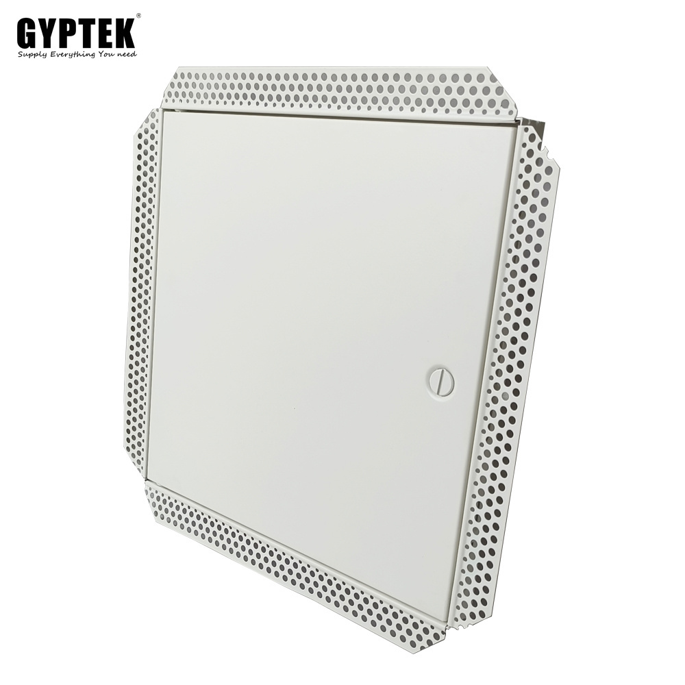 Steel access panel for plaster ceiling with bead frame