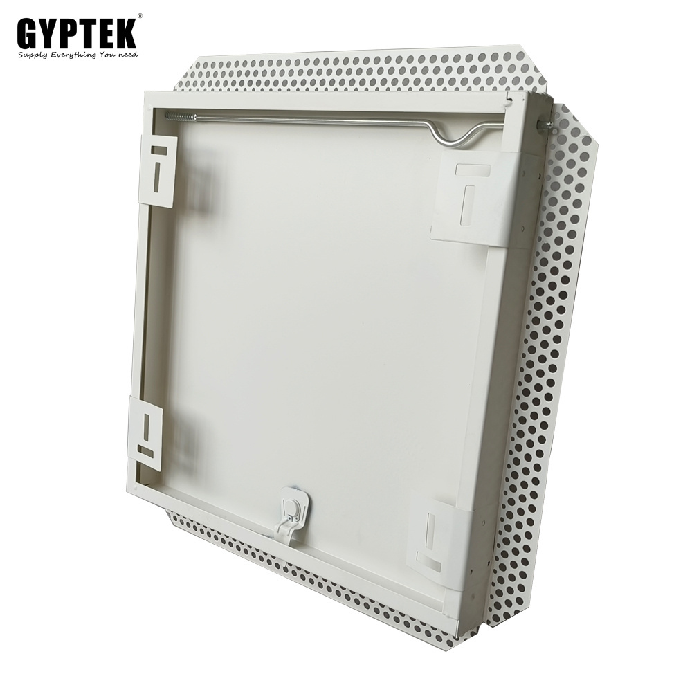 Steel access panel for plaster ceiling with bead frame