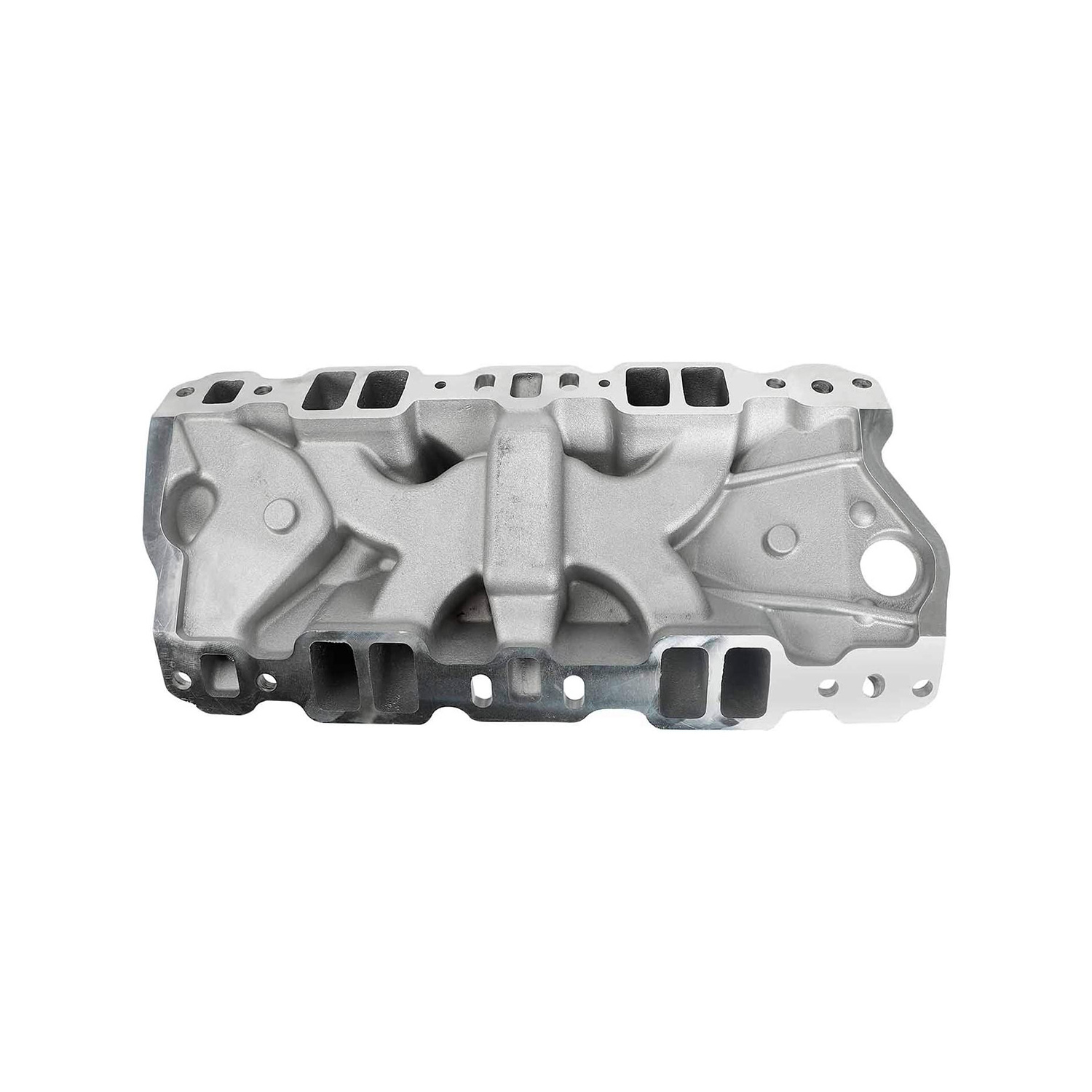 Custom Aluminum Satin Intake Manifold Investment Casting Products Mechanical fittings CNC Parts Machining Service