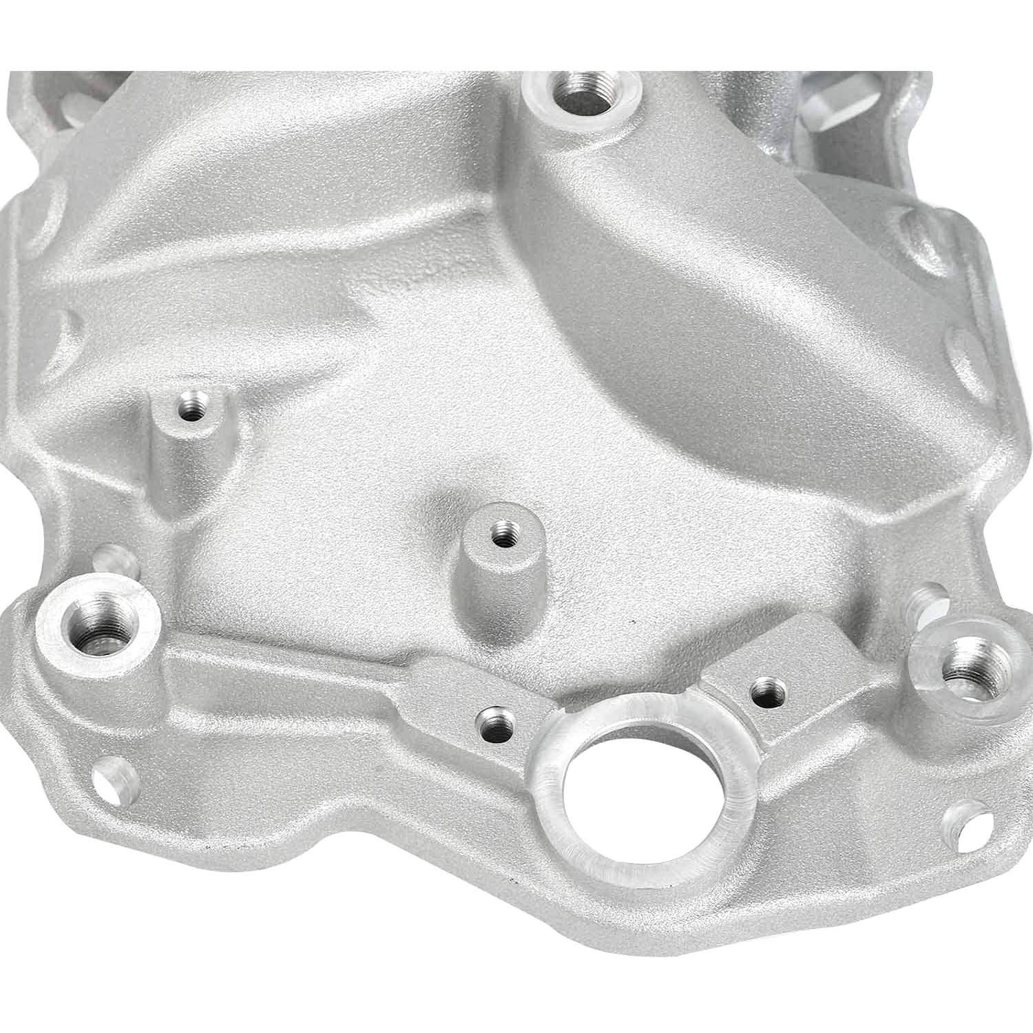 Custom Aluminum Satin Intake Manifold Investment Casting Products Mechanical fittings CNC Parts Machining Service