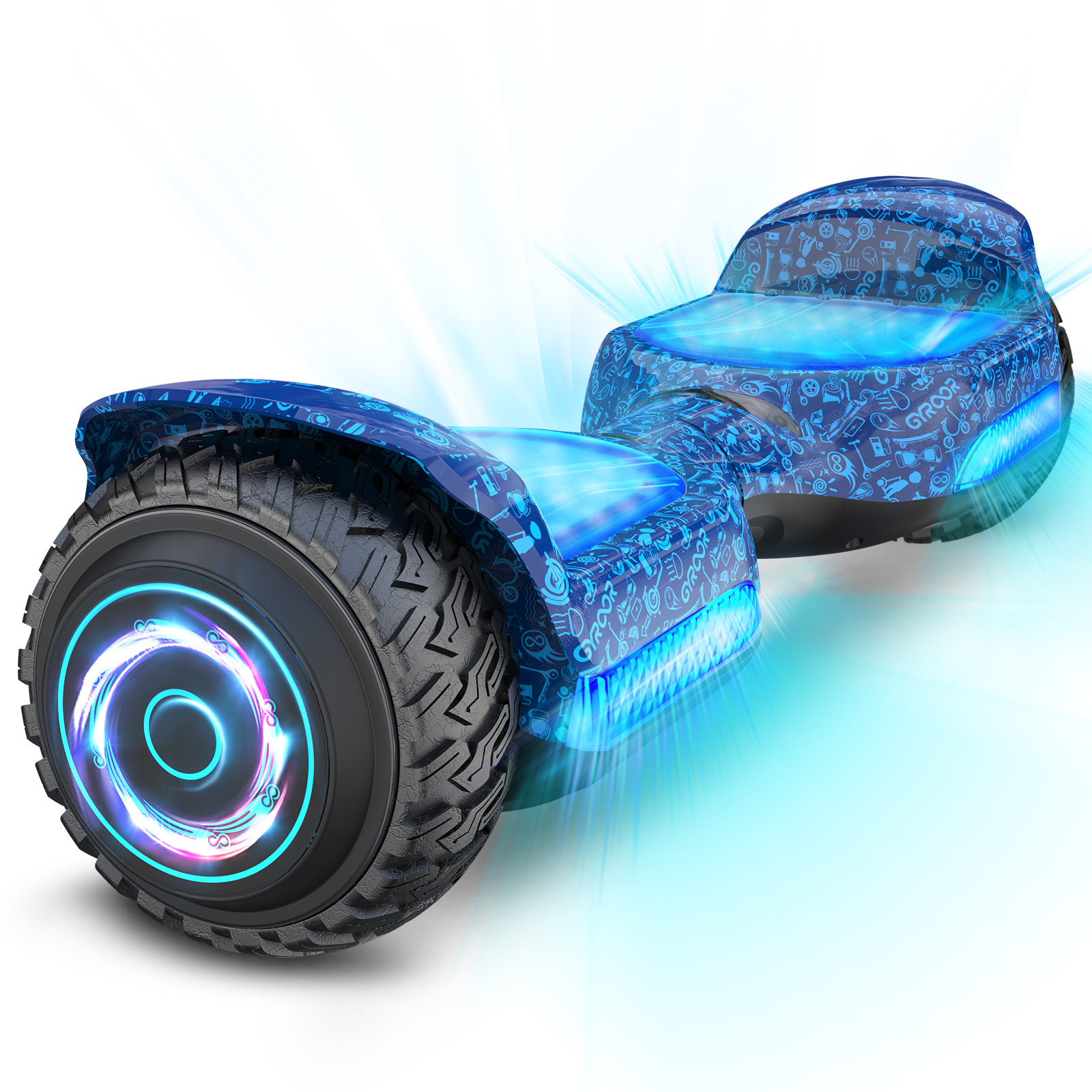 Gyroor Popular Blue tooth 6.5 Inch Battery Electric Scooter Hoverboard