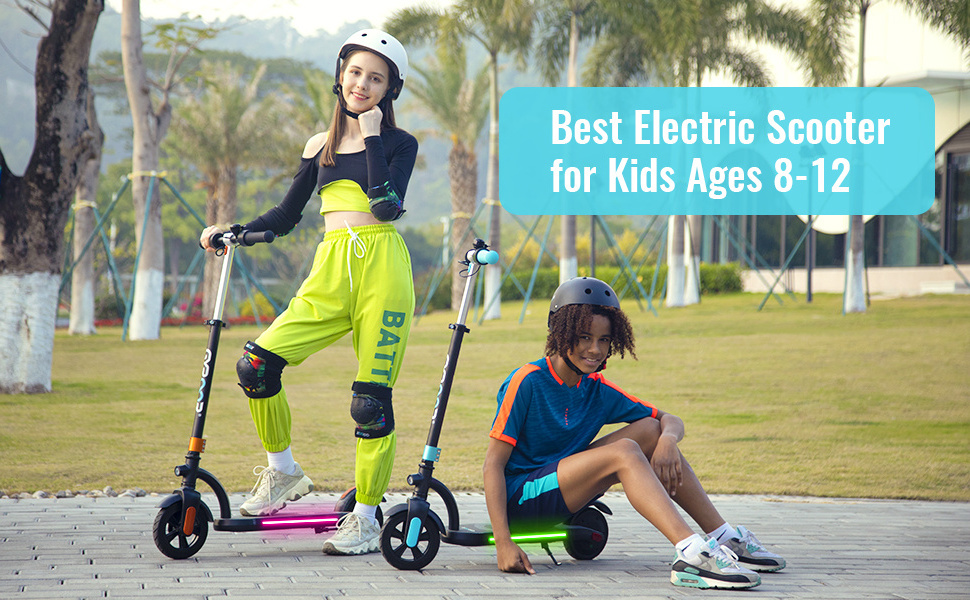 Gyroor 120w 6.5 inch electric scooter kids children teenage electric scooter for kids