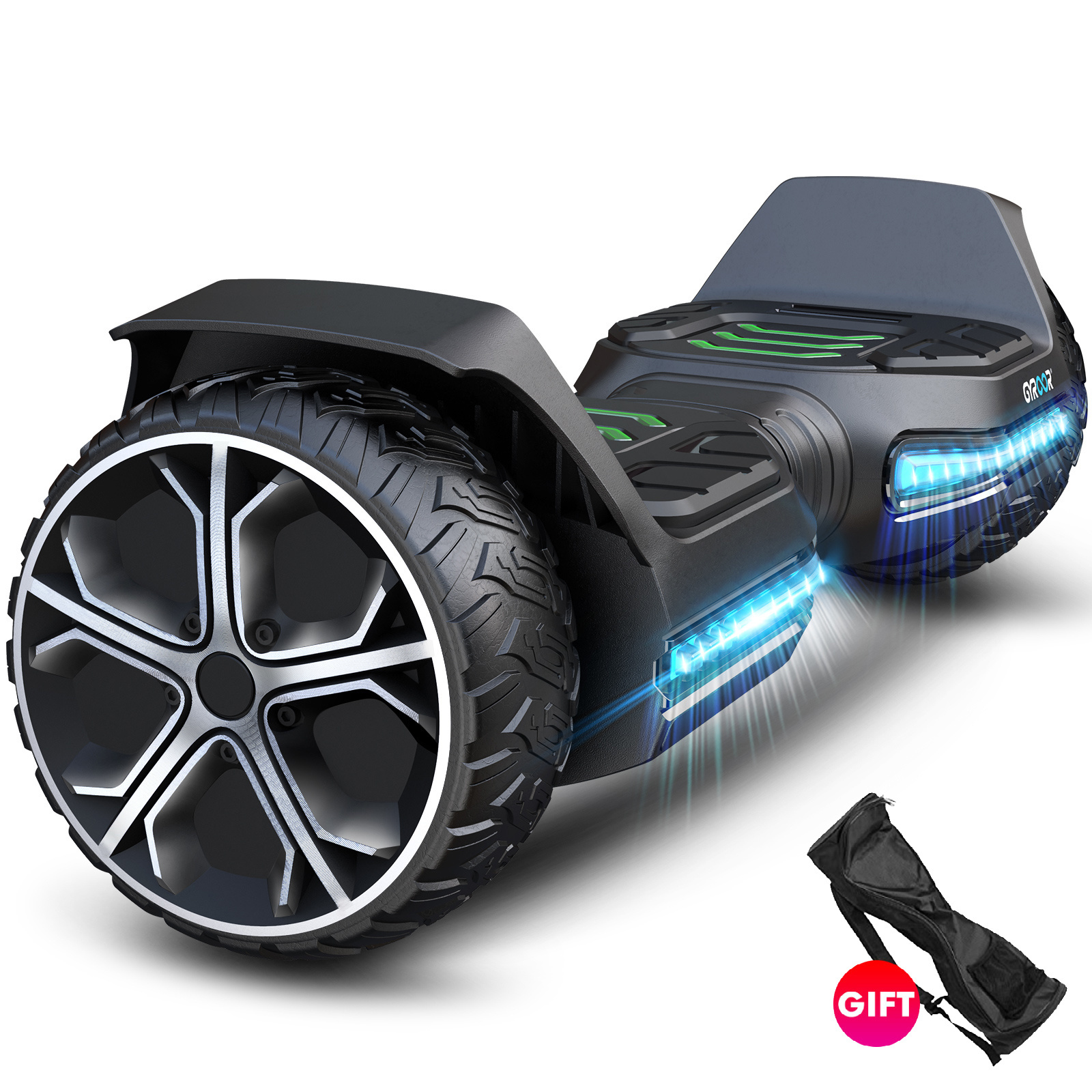 Gyroor new private cool lighting tunnel motor hoverboard 6.5inch balance scooter new fashion with patent