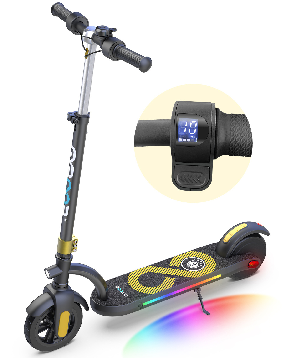 Gyroor children H40 balance kids scooter kid children 120w  6.5 inch kids scooter 2 wheel for 7-12 years