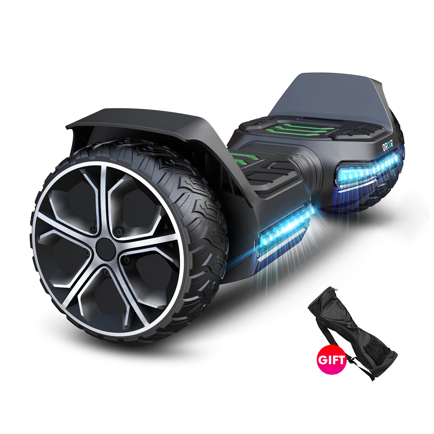 Gyroor new popular 3D LED light self balancing electric hover board balance hoverboards