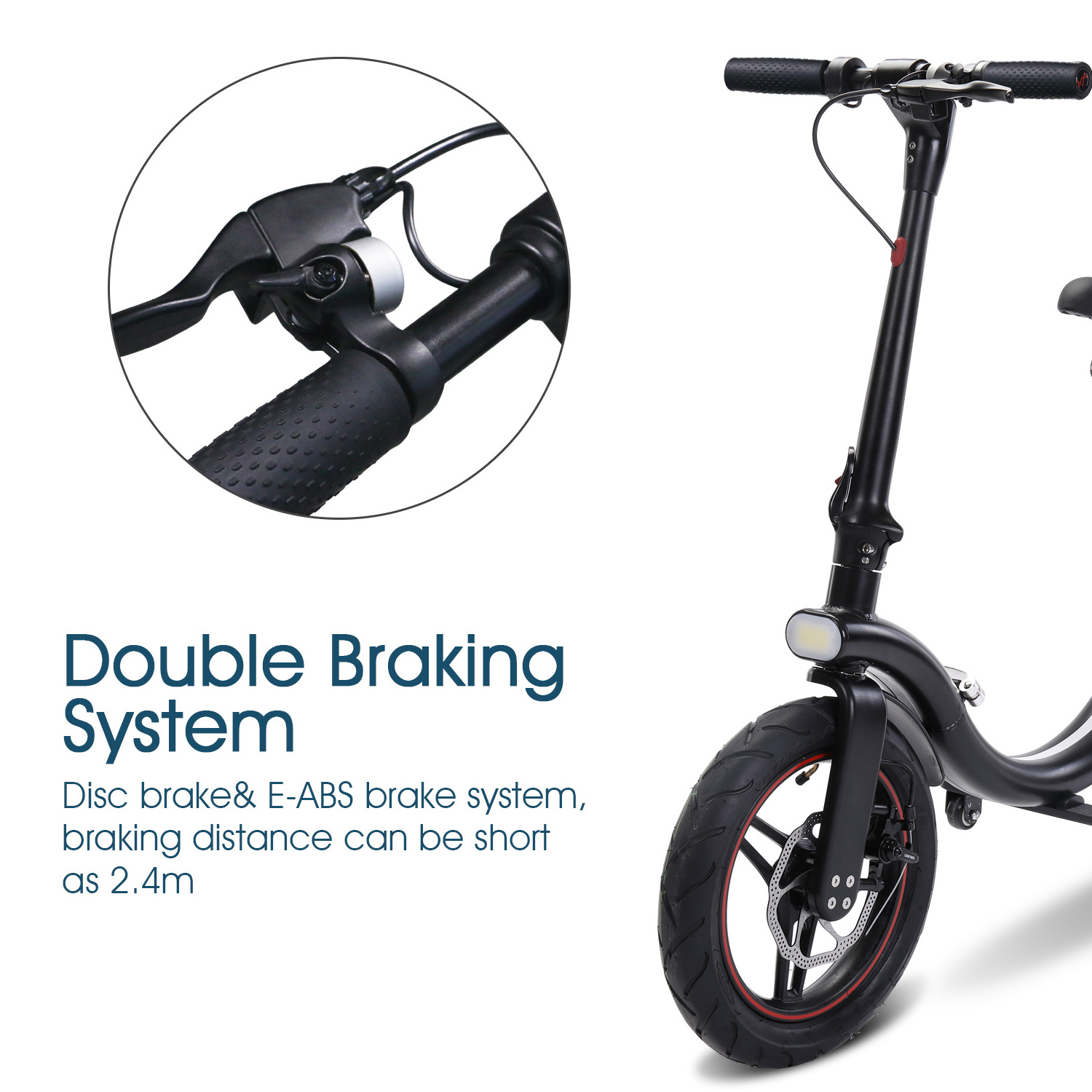 Gyroor new patent style electric bike folding electric bike special design E-bike with 14inch tires original factory