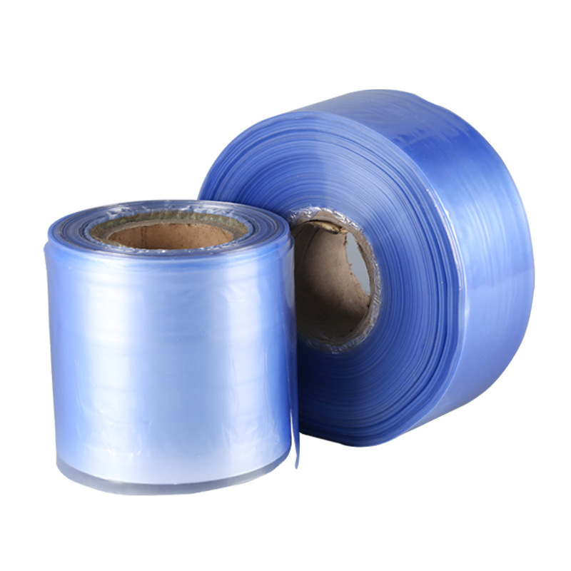 Manufacture Quality Custom Printing Small Size PVC Heat Shrink Film PVC Wrapping Plastic Soft Film Racket Packing Film