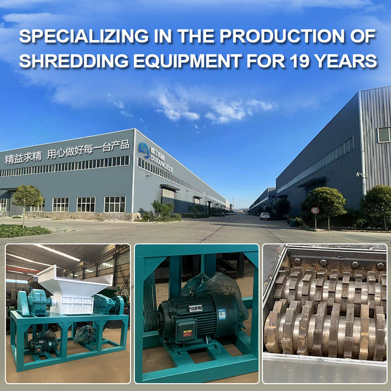 recycling machine shredder machine to grind tire  scrap tire cutting machine