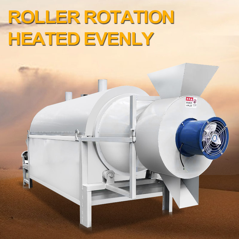 Electric drive rotary dryer Soybean residue, manure, chemical raw materials