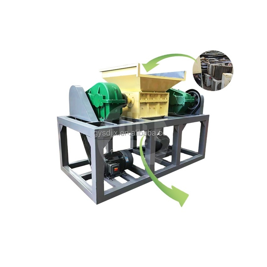 Factory Price Manufacturer Supplier Plastic 3 Compost Machine For Food Double Shaft Shredder