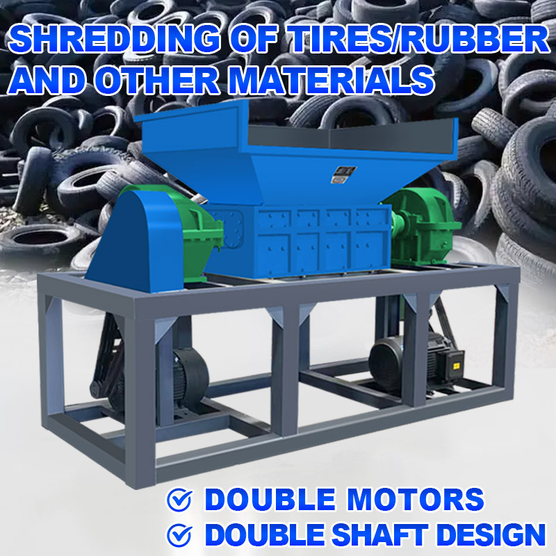 Tire Shredder Waste Tyre Recycling Machine Prices